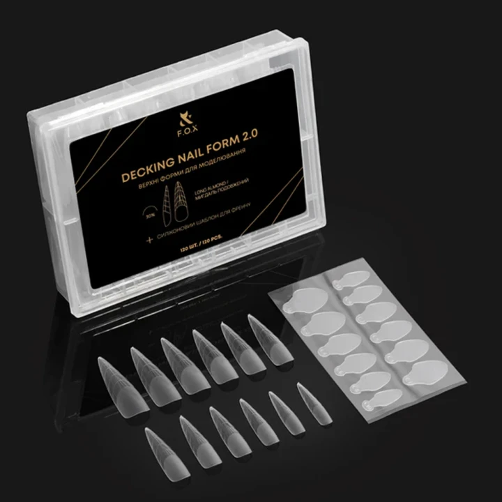 Формы верхние FOX Decking Nail from 2.0 120 шт ( Удлиненный Миндаль )