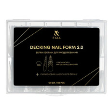 Формы верхние FOX Decking Nail from 2.0 120 шт ( Удлиненный Миндаль )