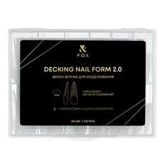 Формы верхние FOX Decking Nail from 2.0 120 шт ( Удлиненный Миндаль )
