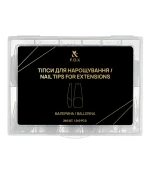 Типы для наращивания ногтей FOX (Nail Tips for extensions Балерина 240 шт NTE-B)