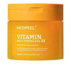 Диски освітлюючі для вирівнювання тону шкіри MEDI PEEL VITAMIN MELA TONING PAD 2X 50шт/100мл