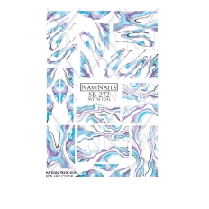 Слайдер Navinails з білою підкладкою/об'ємною фольгою Max (  SB-272 silver)