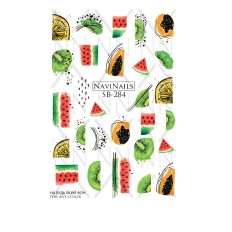 Слайдер Navinails з білою підкладкою/об'ємною фольгою Max ( SB-284)