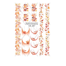Слайдер Navinails з білою підкладкою/об'ємною фольгою Max ( SB-287)