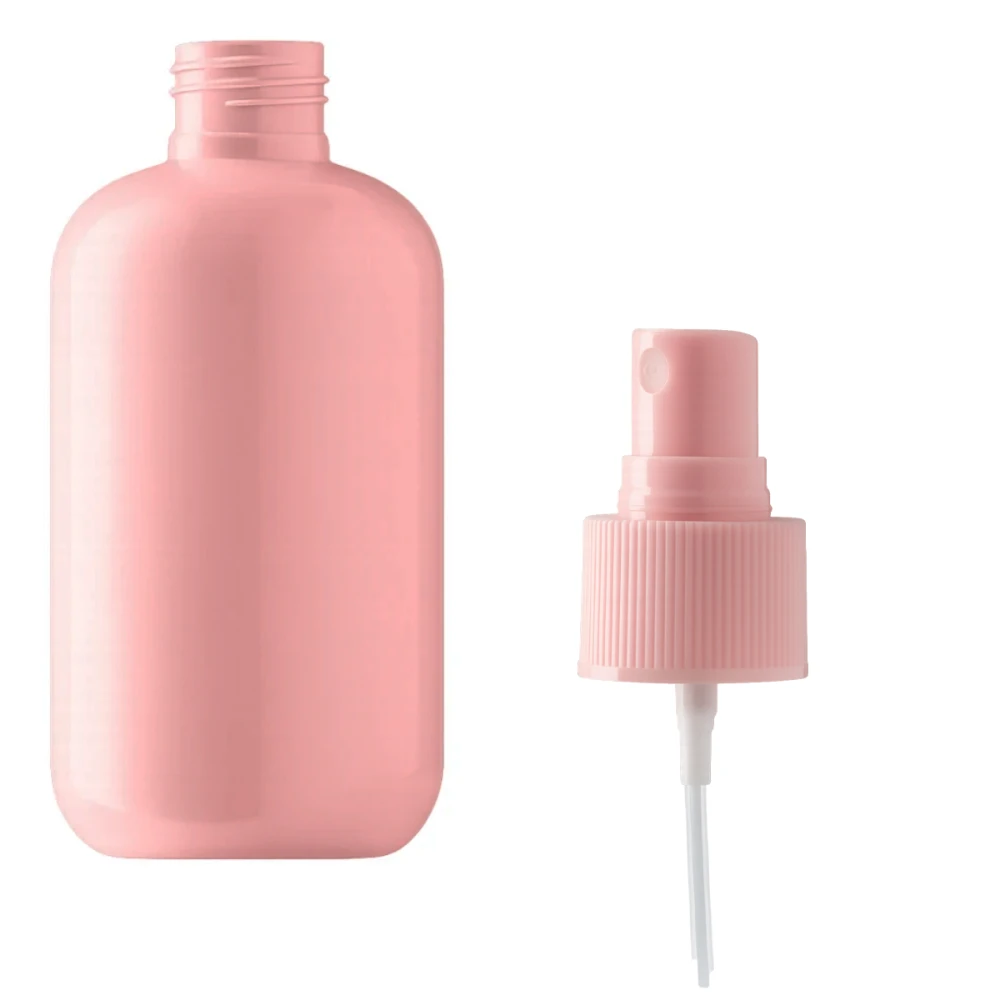 Флакон пластиковый MILLIFORM ( флакон: Пудровый; спрей: Пудровый, ребристый Оливия Пудровый 200 мл)