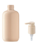 Флакон пластиковий MILLIFORM ( флакон: Нюд; дозатор з носиком:Нюд, матовий Олівія Нюд 200 мл)