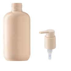 Флакон пластиковый MILLIFORM ( флакон: Нюд; дозатор с носиком: Нюд, матовый Оливия Нюд 200 мл)