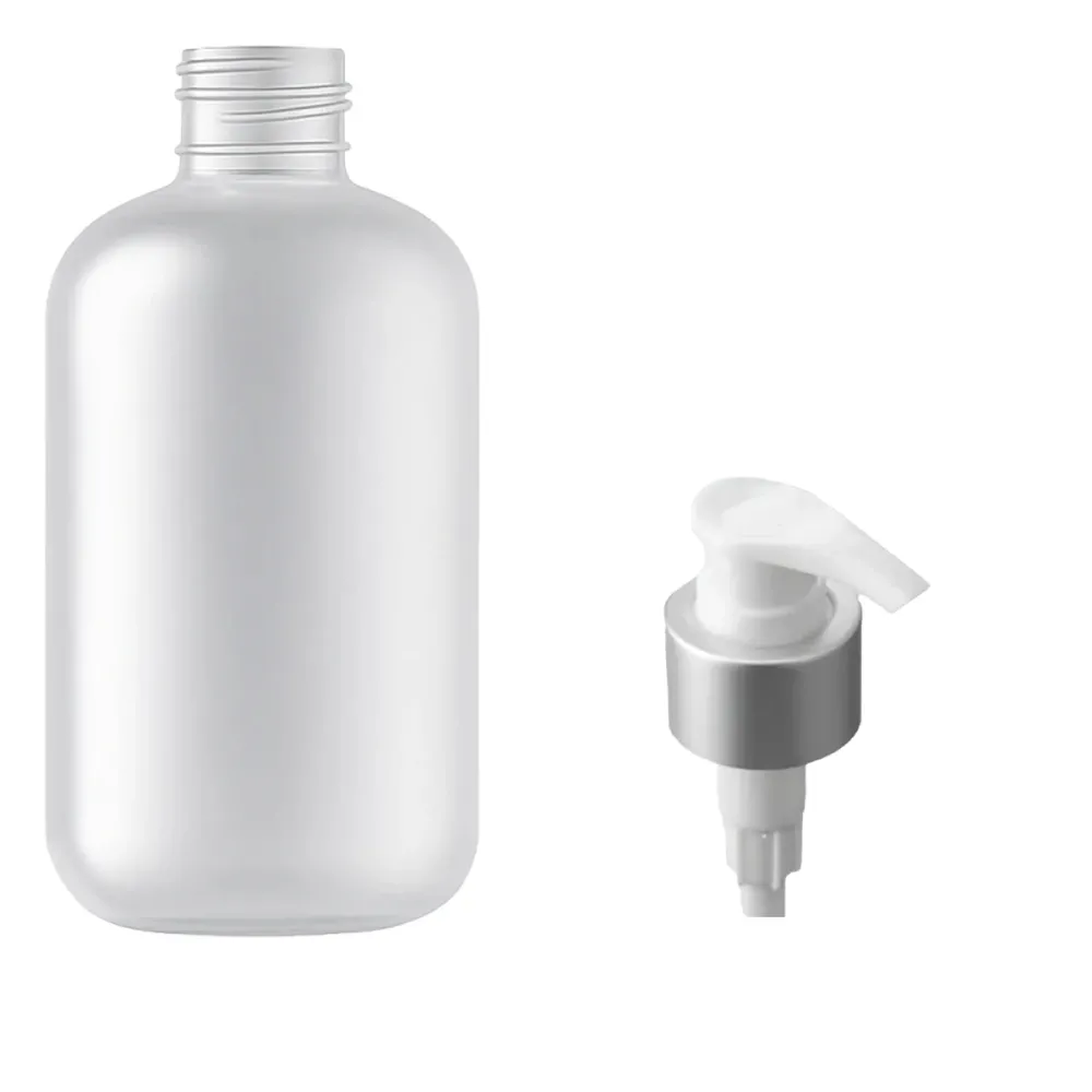 Флакон пластиковий MILLIFORM ( флакон: Матовий; дозатор:Срібло, алюмінієвий Олівія Матовий 200 мл)