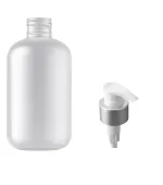 Флакон пластиковый MILLIFORM ( флакон: Матовый; дозатор: Серебро, алюминиевый Оливия Матовый 200 мл)