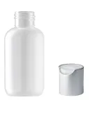 Флакон пластиковый MILLIFORM ( флакон: Матовый; диск-топ: Серебро, алюминиевый Оливия Матовый 100 мл)