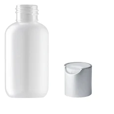 Флакон пластиковий MILLIFORM ( флакон: Матовий; диск-топ:Срібло, алюмінієвий Олівія Матовий 100 мл)