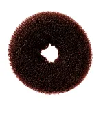 Валик для причесок круглый YRE коричневый 8 см