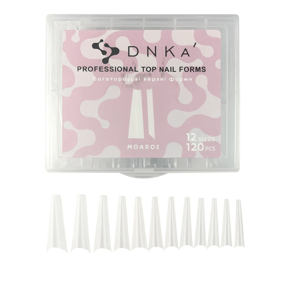 Форма верхняя для наращивания ногтей DNKa (Monroe 120 шт FDNKAMO)