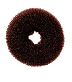 Валик для причесок круглый YRE коричневый 10 см