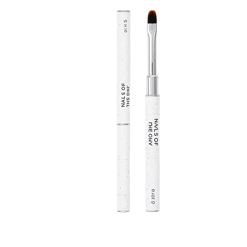 Кисточка NailSofTheDay Professional Brush ( Gradient Oval (для выкладки геля, плоский овал) 9 мм)