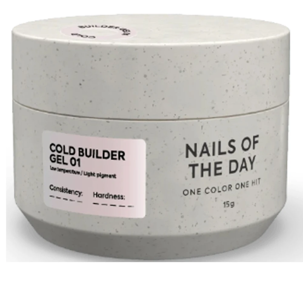 Гель Cold Builder gel 15 мл (01 Молочно-розовый)