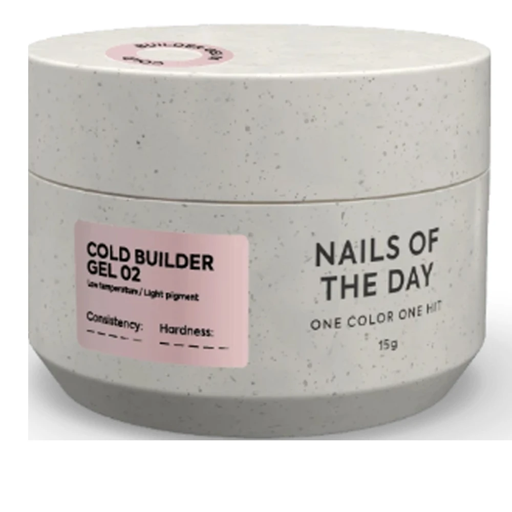 Гель Cold Builder gel 15 мл (02 Нюдово-розовый)