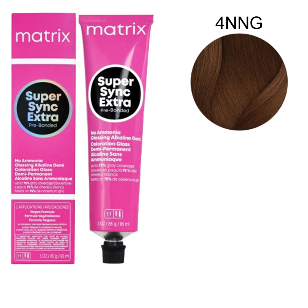Краска для волос Matrix без аммиака SUPER SYNC, 90 мл ( 4NNG)