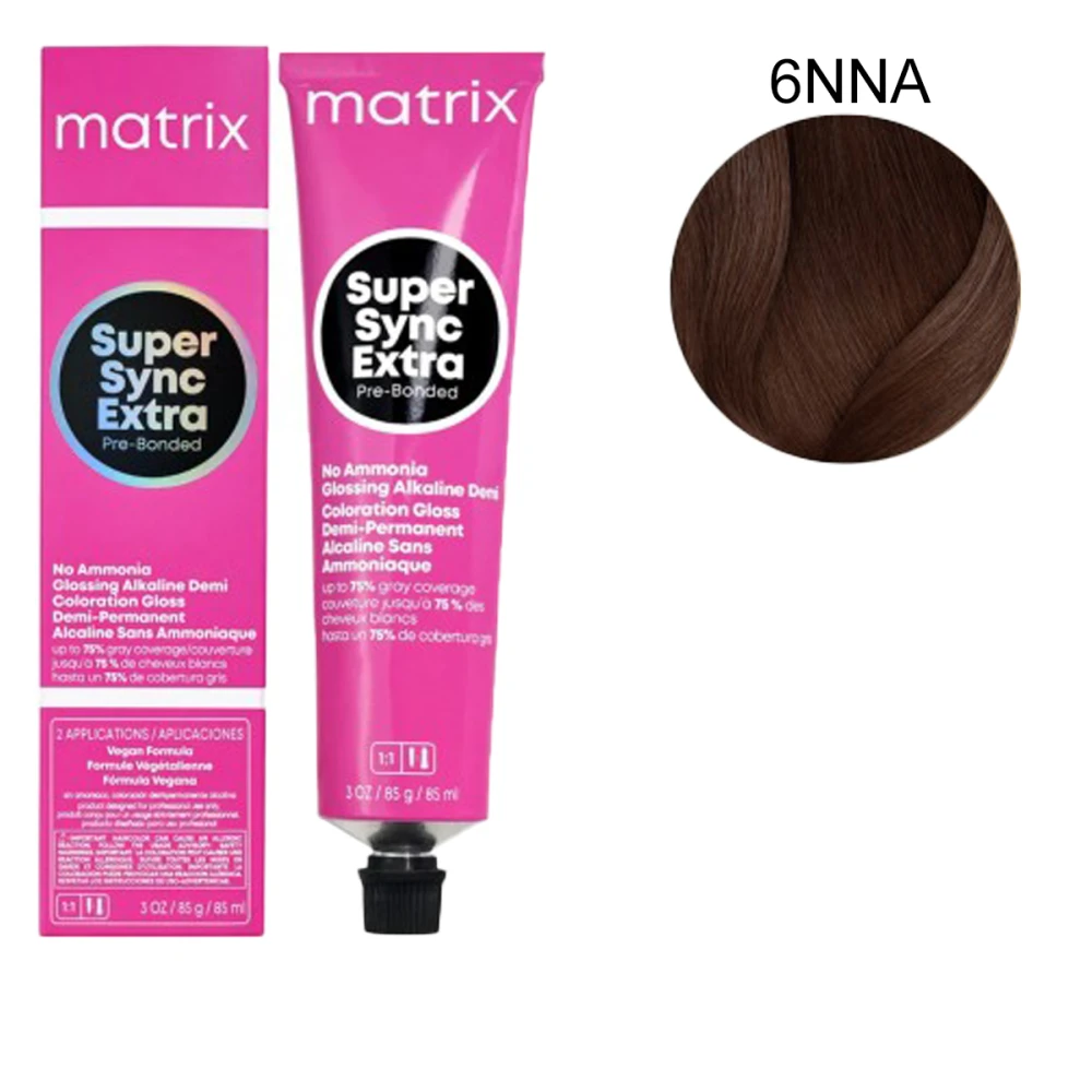 Фарба для волосся Matrix без аміаку SUPER SYNC, 90 мл (6NNA)