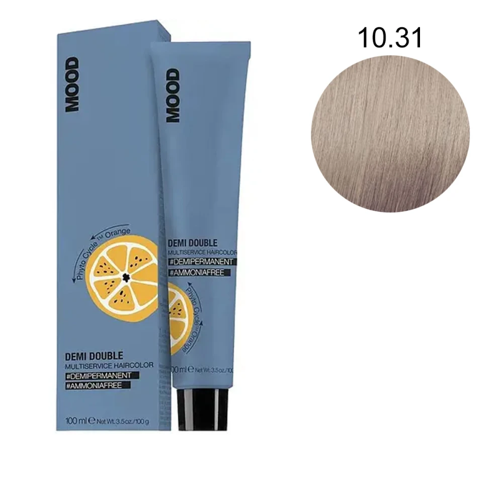 Краска безаммиачная мультифункциональная для волос MOOD Demi Double (10/31 100 мл 687257)