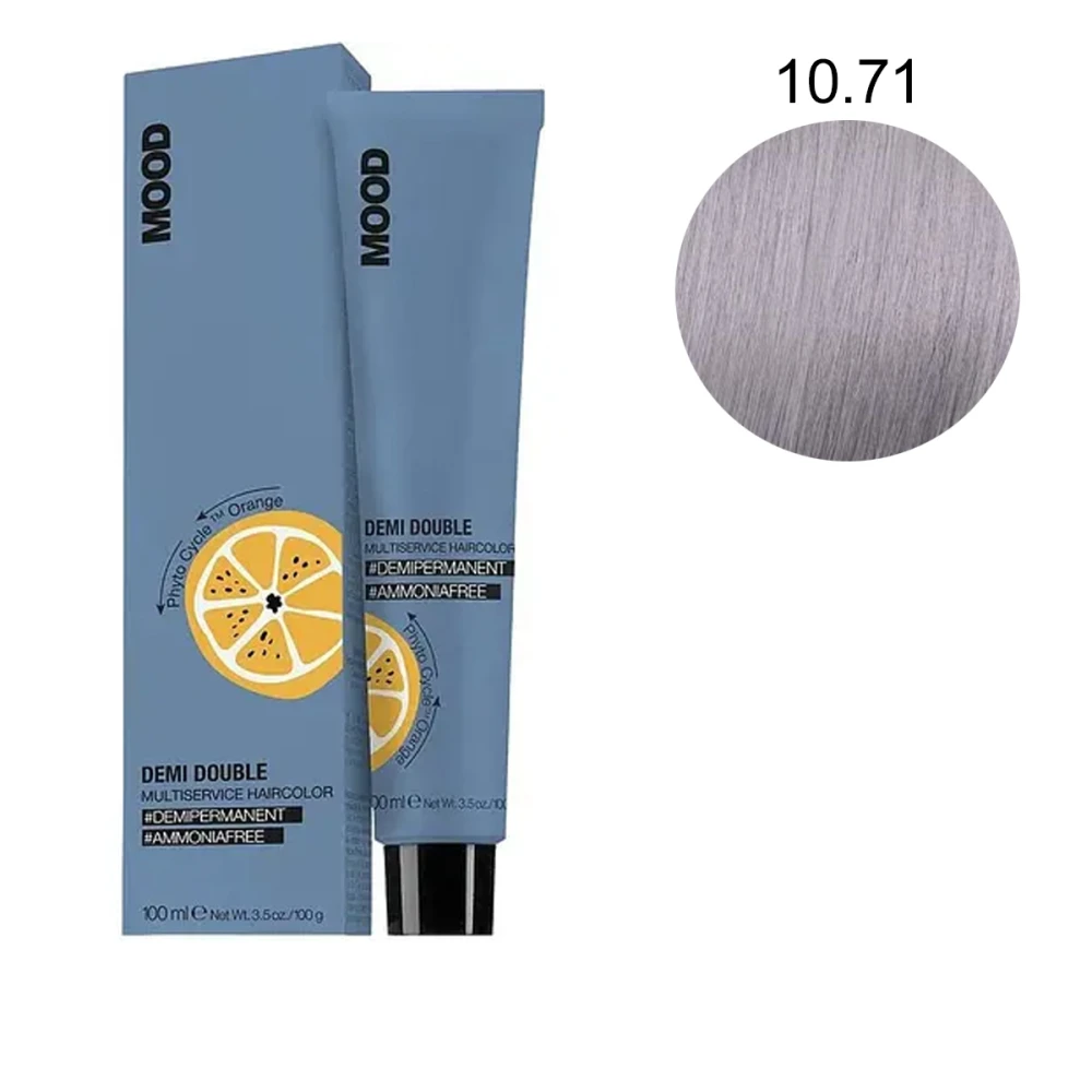 Краска безаммиачная мультифункциональная для волос MOOD Demi Double (10/71 100 мл 687349)