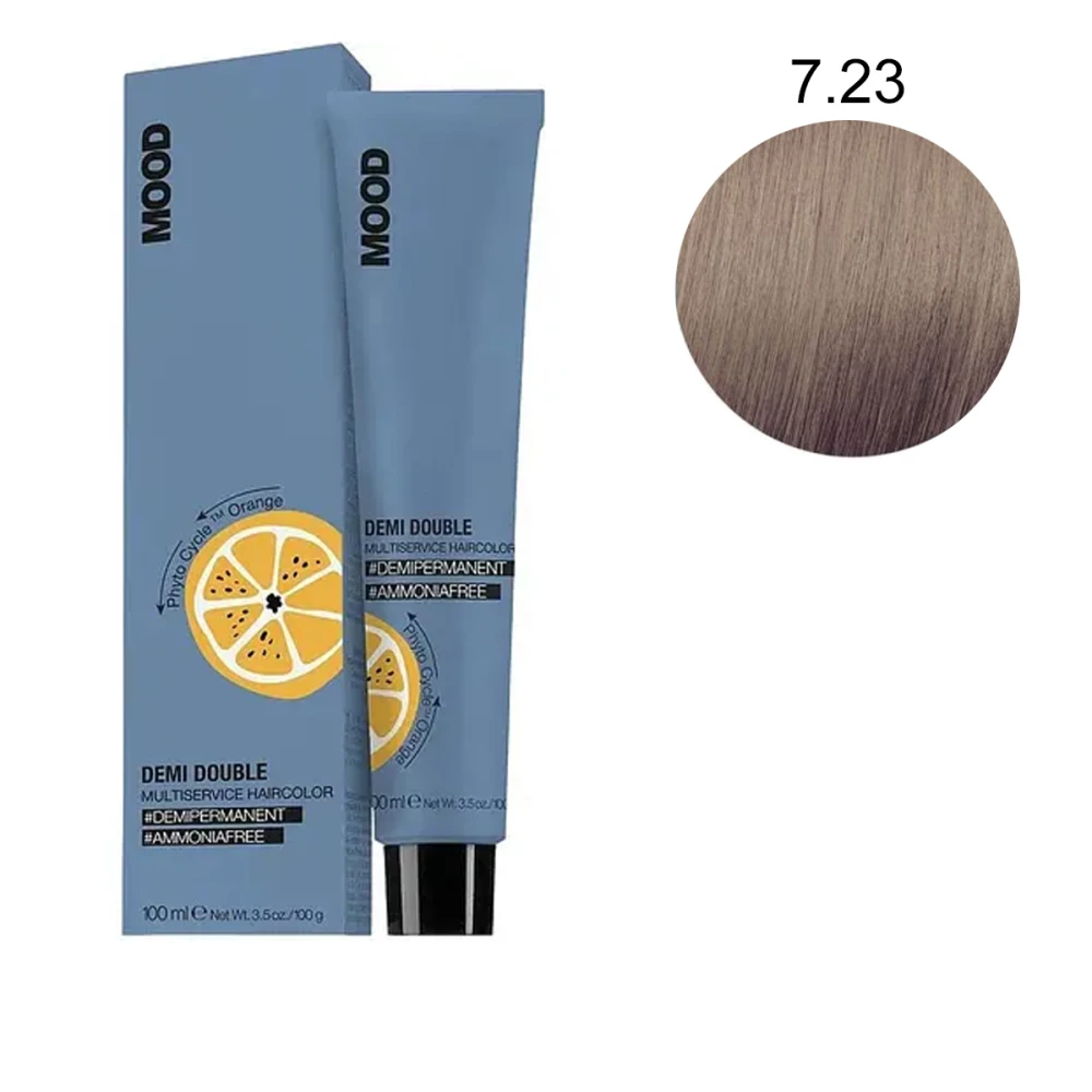 Фарба безаміачна мультифункціональна для волосся MOOD Demi Double ( 7-23 100 мл 687196)