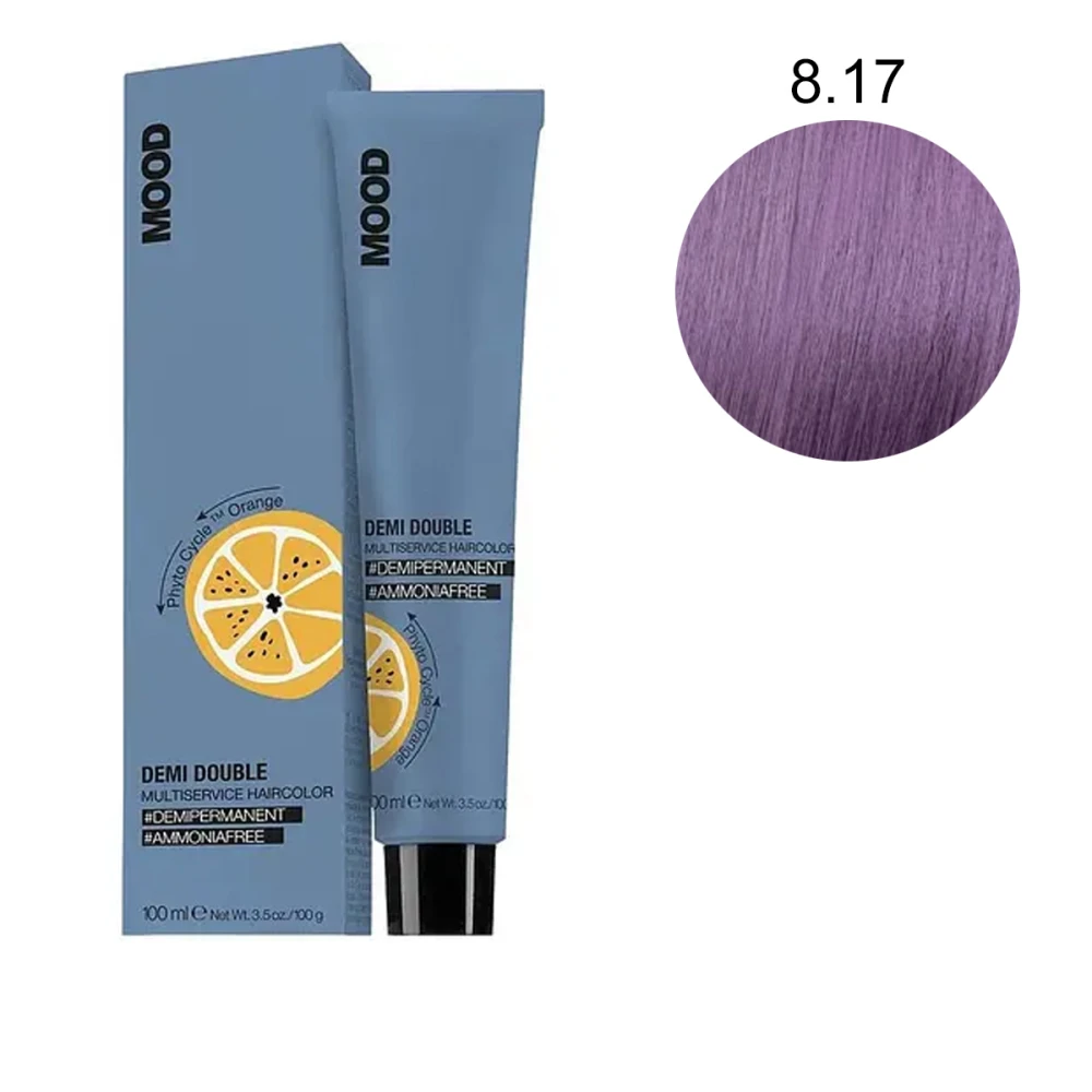Фарба безаміачна мультифункціональна для волосся MOOD Demi Double ( 8-17 100 мл 687332)