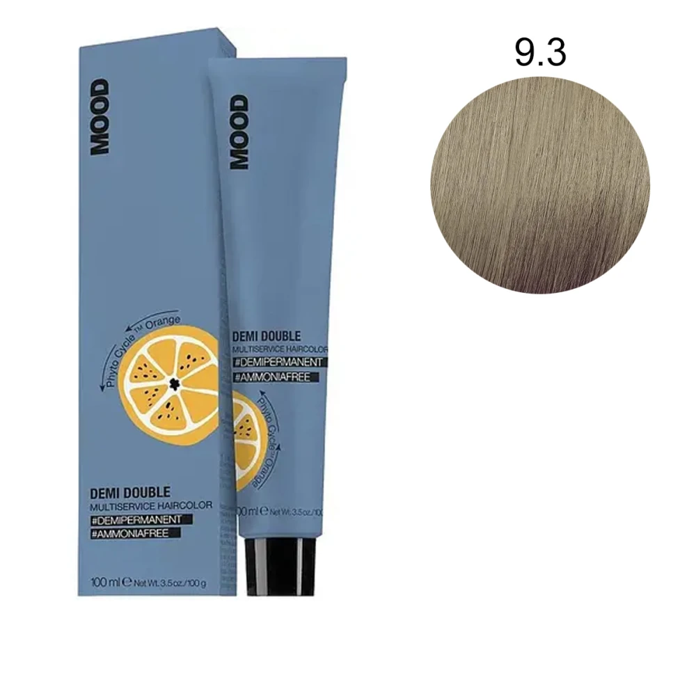 Фарба безаміачна мультифункціональна для волосся MOOD Demi Double ( 9-3 100 мл 687240)