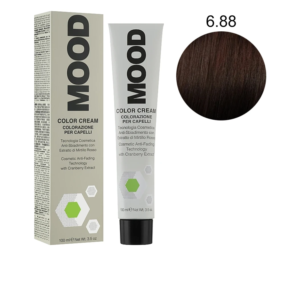 Краска-крем для волос с аммиаком MOOD Сolor (6-88 100 мл 686816)