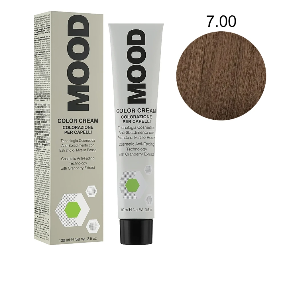Краска-крем для волос с аммиаком MOOD Color (7-00 100 мл 518394)