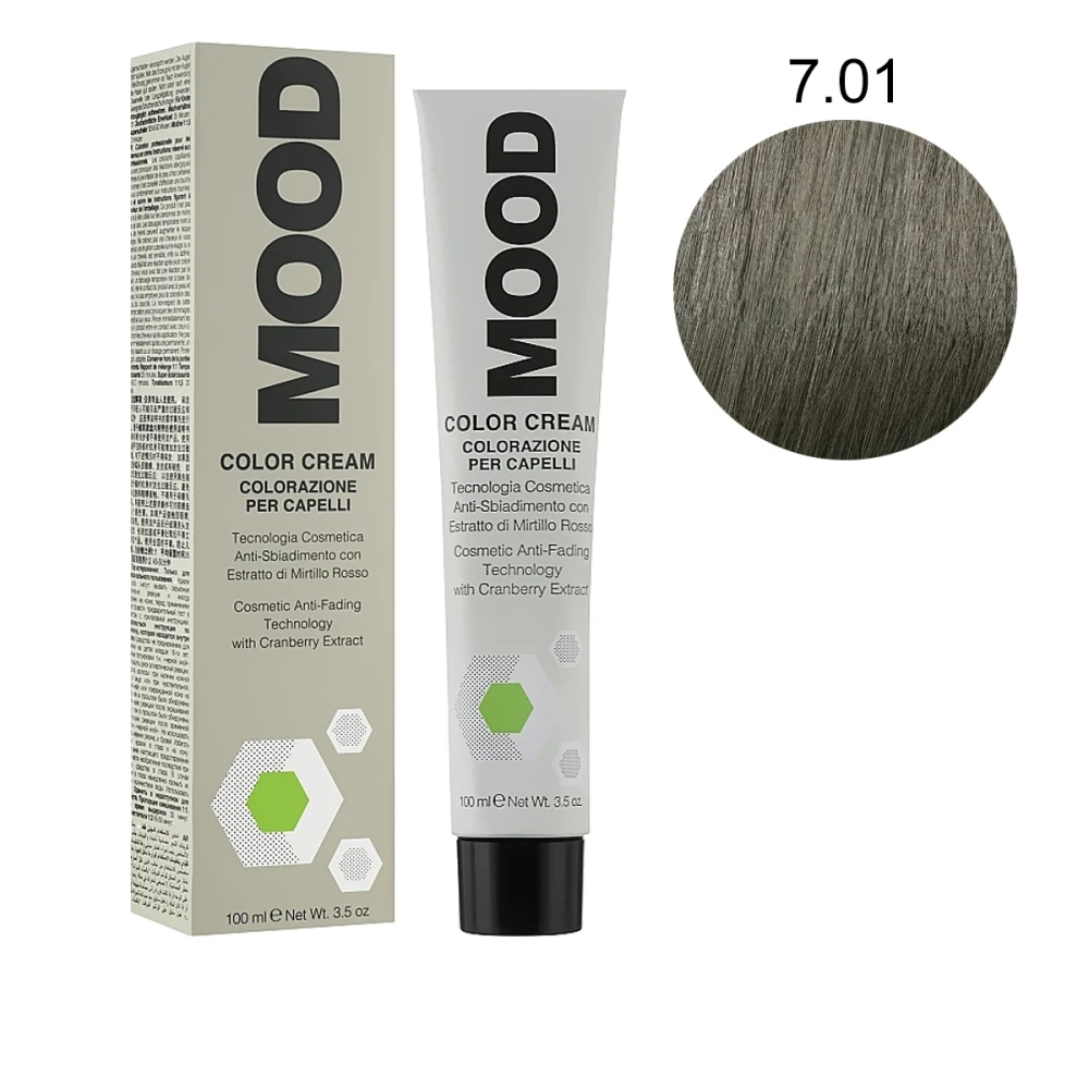 Фарба-крем  для волосся з амiаком MOOD Сolor ( 7-01 100 мл 518387)