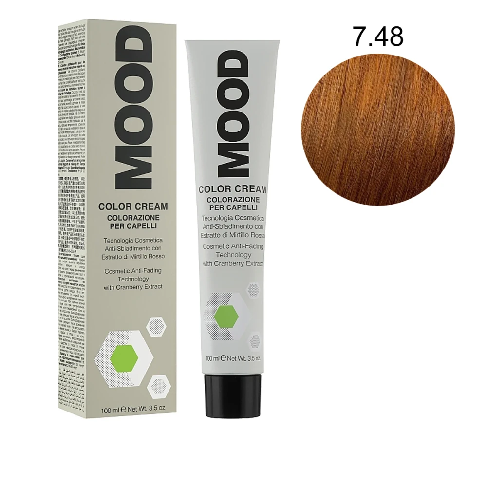 Фарба-крем  для волосся з амiаком MOOD Сolor ( 7-48 100 мл 518813)