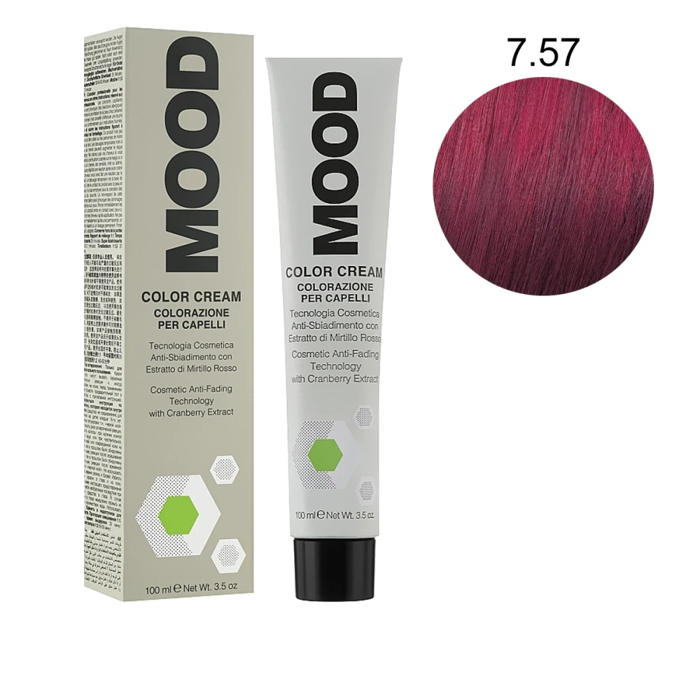 Фарба-крем  для волосся з амiаком MOOD Сolor ( 7-57 100 мл 518868)