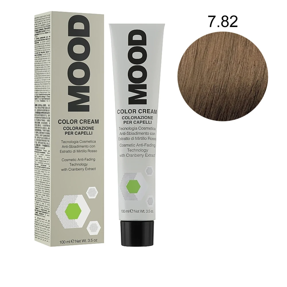 Фарба-крем  для волосся з амiаком MOOD Сolor ( 7-82 100 мл 518622)