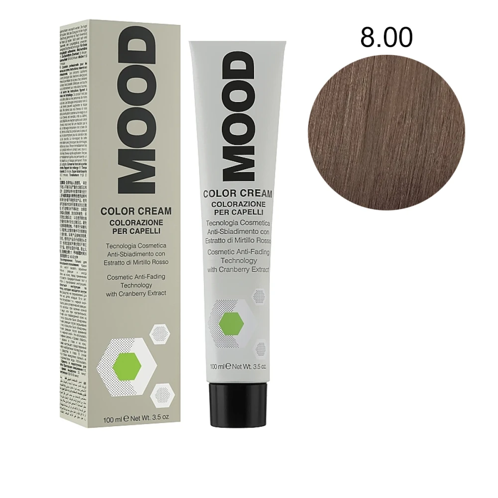 Краска-крем для волос с аммиаком MOOD Сolor (8-00 100 мл 518332)