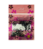 Резинки для афрокосичек YRE черные, прозрачные, цветные