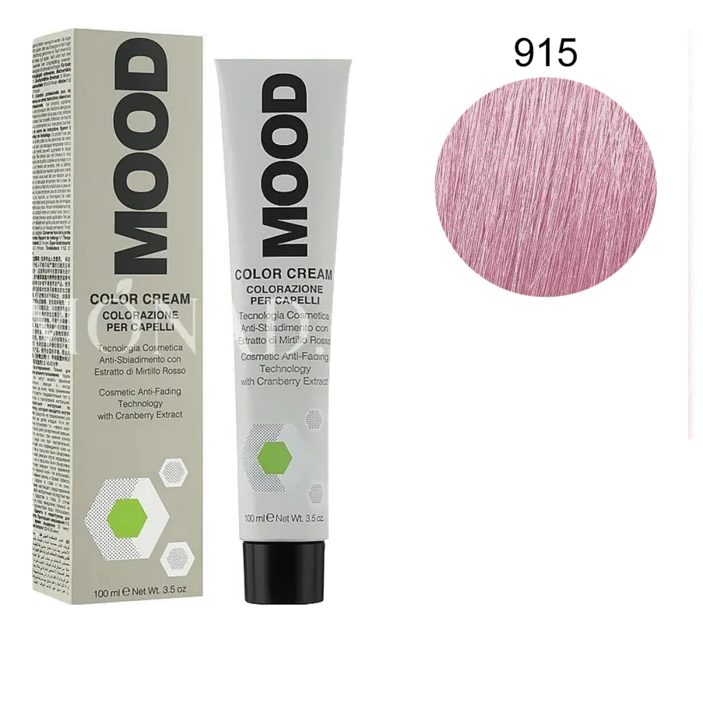 Тонер для волосся з амiаком MOOD Сolor ( 915 Рожевий 100 мл 684423)