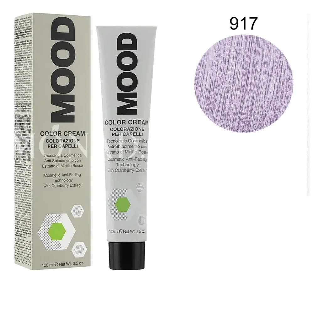 Тонер для волосся з амiаком MOOD Сolor ( 917 Фiолетовий 100 мл 684454)