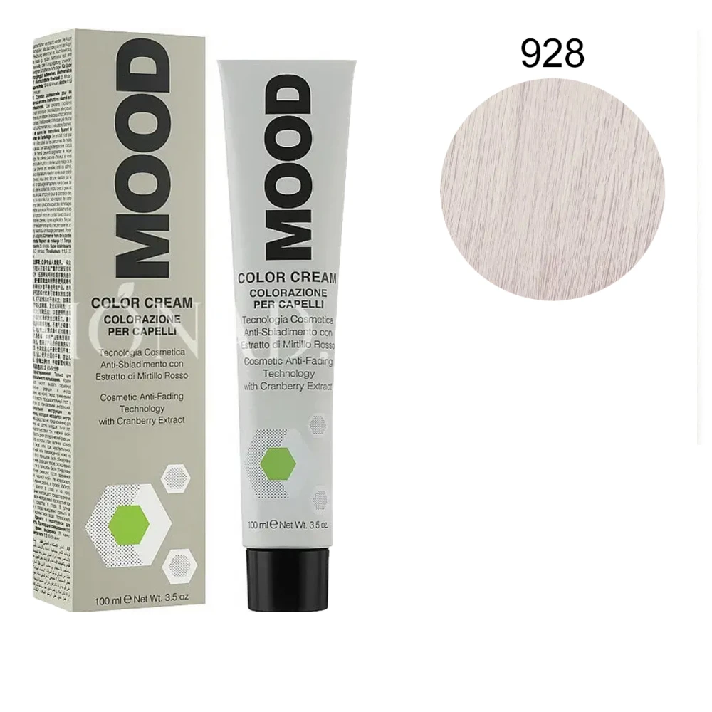 Тонер для волосся з амiаком MOOD Сolor ( 928 Бежевий 100 мл 684461)