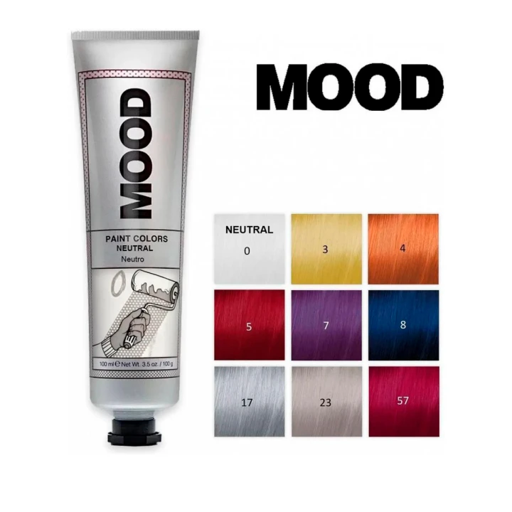 Фарба напівперманентна для яскравих відтінків MOOD Paint Сolor ( Orange 4 Помаранчевий 100 мл 683228)