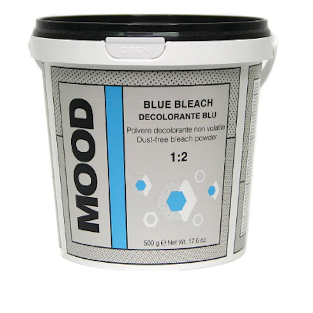 Пудра для обесцвечивания волос MOOD Powder ( De-Color Blu Bleach Синя 500 г 517588)