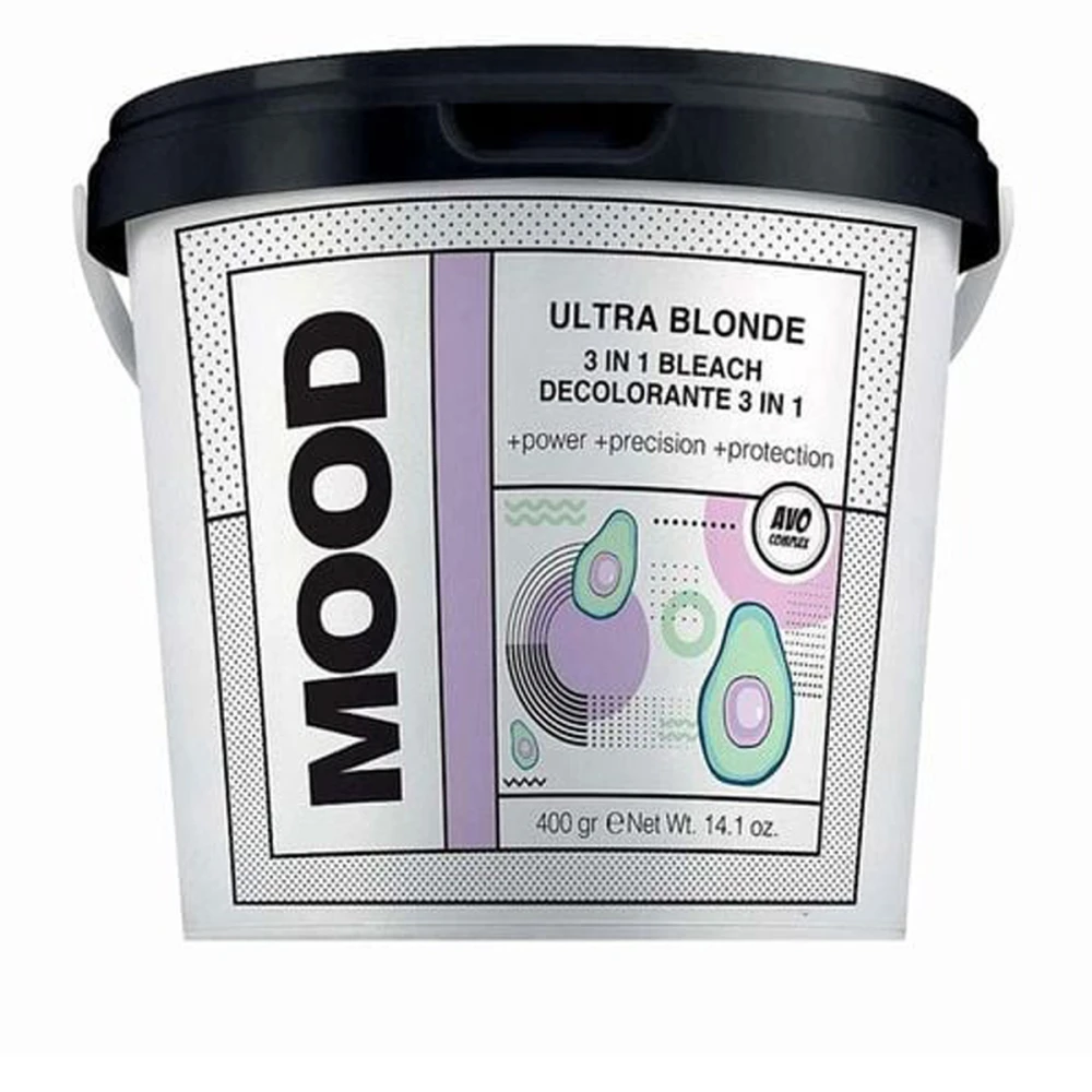 Осветитель на основе глины для обесцвечивания волос MOOD Рowder ( Ultra Blonde 400 г 685314)
