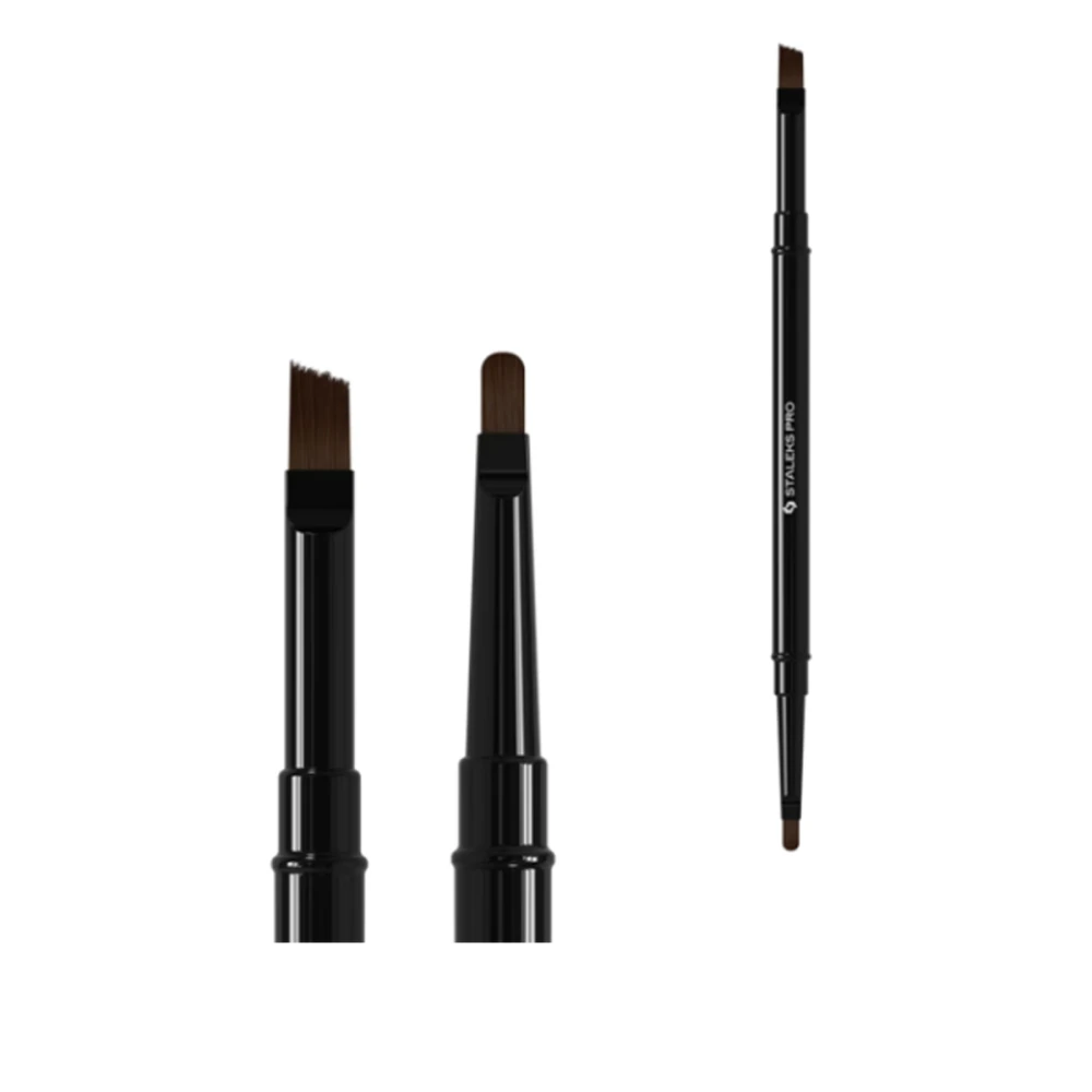 Пензель двосторонній для гелю STALEKS ( для гелю 7 мм / для гелю 9 мм NBE-04/09)