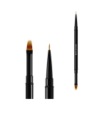 Кисть двухсторонняя для геля STALEKS ( лайнер 7 мм / для градиента 11 мм NBE-01/07)