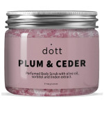 Скраб парфумований для тіла DOTT (з олією оливки, сорбітолом та екстрактом липи PLUM & CEDAR 350 мл )