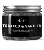 Скраб парфумований для тіла DOTT (з олією оливки, сорбітолом та екстрактом липи TOBACCO & VANILLA 350 мл )