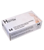 Рукавички вініл неопудр/нестер/нетекстуровані Hoffen Прозорі 100 од. (M )