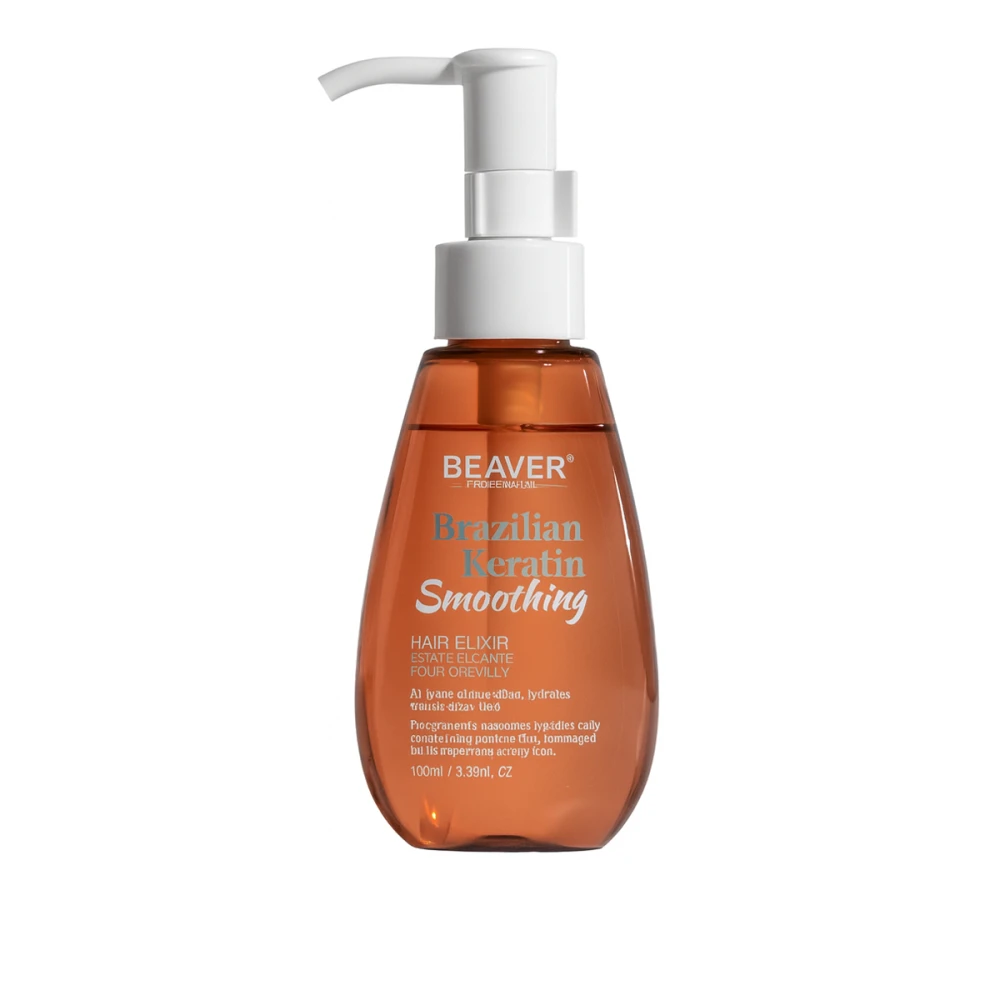 Масло для разглаживания и эластичности волос BEAVER (Keratin 100 мл)