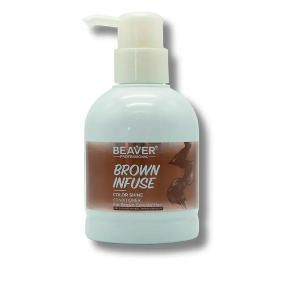 Кондиціонер для інтенсивного догляду волосся BEAVER (Infuse Color Shine Brown 200 мл)