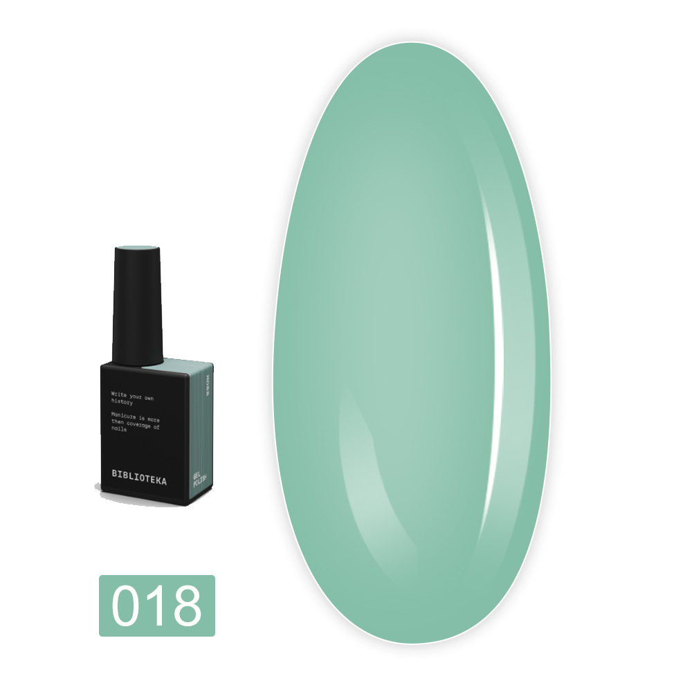 Гель-лак BIBLIOTEKA , 10 мл (18 Moss – Мох)